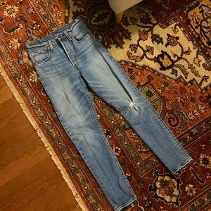 Levi’s Distressed 501 Skinny